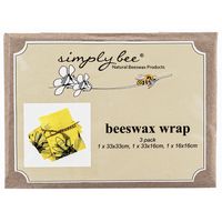 Simply Bee Beeswax Wraps 3 Pack